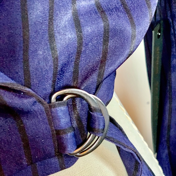 House of Harlow 1960 Revolve Blue Wrap Top - Picture 2 of 5